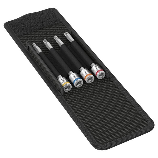 Wera 8767 TX Torx HF 1 Zyklop Bitnuss-Satz lang 4tlg 1/4 mit Haltefunktion - 003375