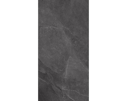 Wand- und Bodenfliese Time stone grafite 30x60cm