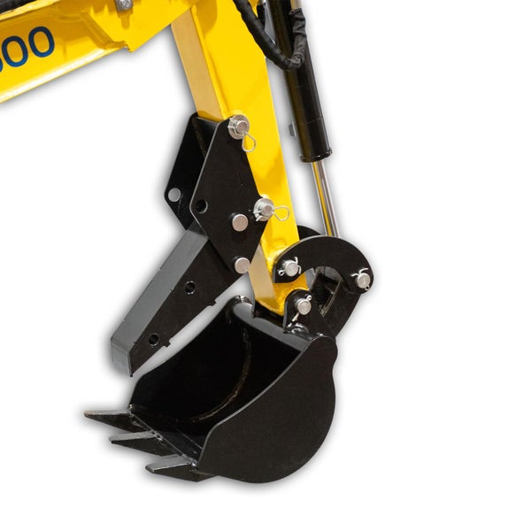 BAMATO Haltekralle und Greifer 2 in 1 für Minibagger MIB-600 - Vielseitiges Zubehör für Ihre Baustelle