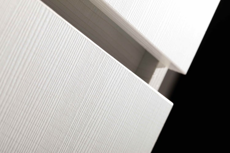 120cm x 39cm Holzoptik- Badmöbelset, weiß | Manhattan