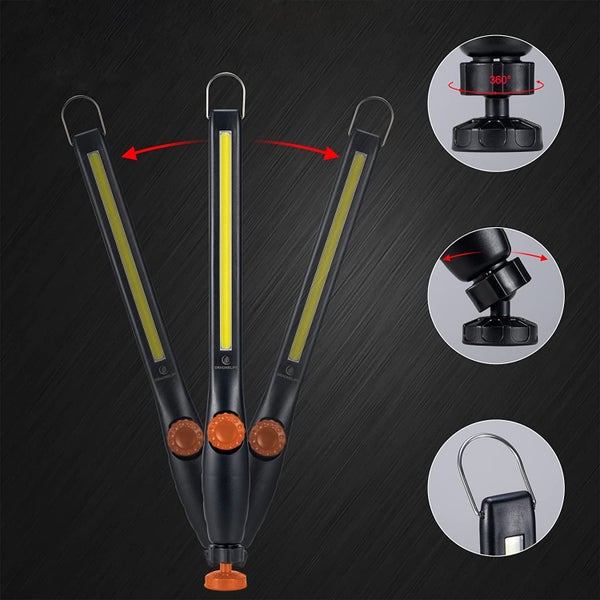 Ondis24 Stablampe Arbeitsleuchte orange, Lampe