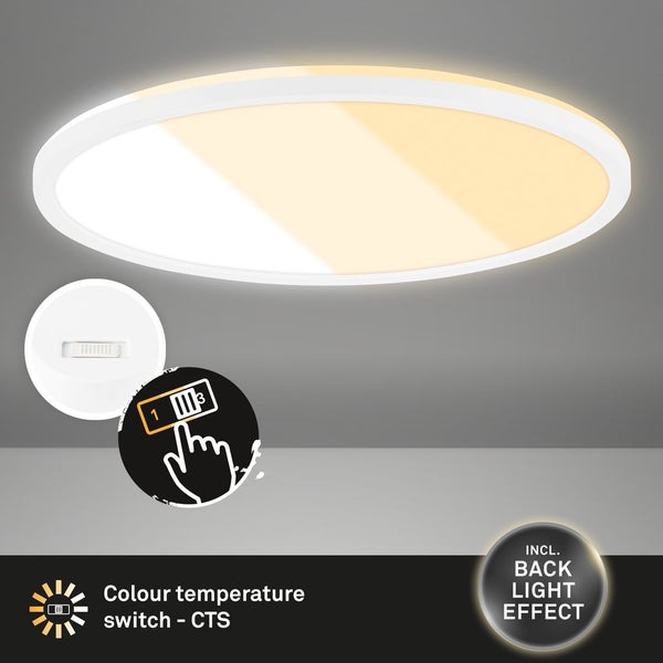 CTS LED panel, with LED backlight, white, 1xLED/22
