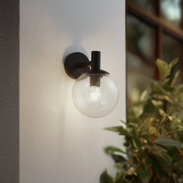 Lindby Dangan (spritzwassergeschützt (Modern) in Transparent aus Glas (1 flammig, E27)