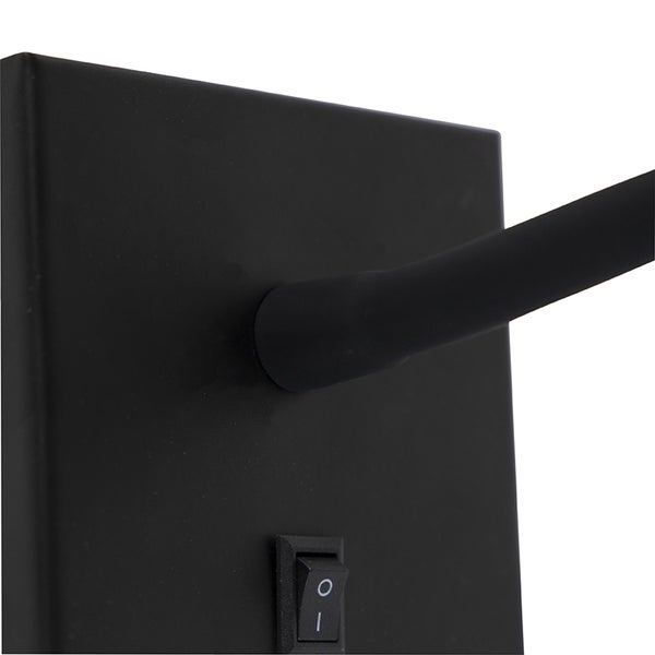 Detailansicht einer Wandleuchte mit Schalter