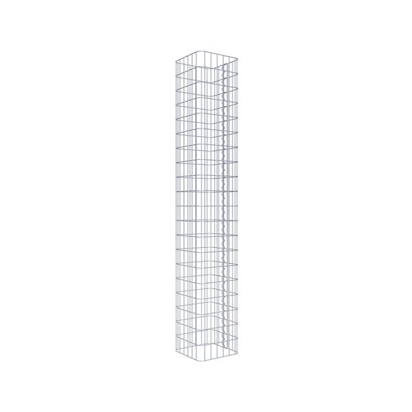 Gabionensäule 32 x 32 cm, MW 5 x 10 cm eckig - Höhe: 2,00 m