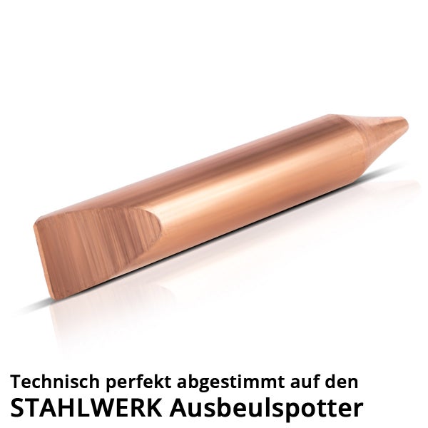 STAHLWERK 2 x Punktschweißelektrode Wellendraht Ausbeulspotter Smart Repair