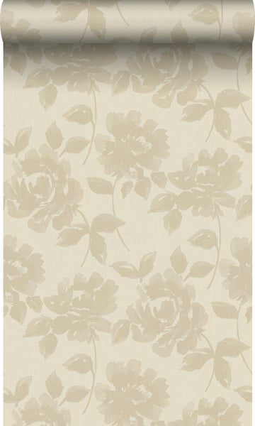 Origin Wallcoverings Tapete Rosen Beige - 53 cm x 10,05 m - 347032