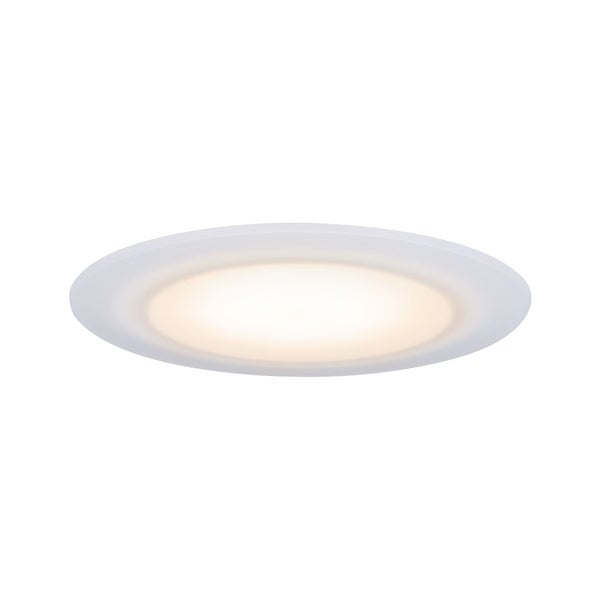 Premium LED Einbauleuchte Dim to Warm Suon Basisset IP44 rund 90mm 3x5W 3x450lm 230V dimmbar Dim to warm Satin, Weiß