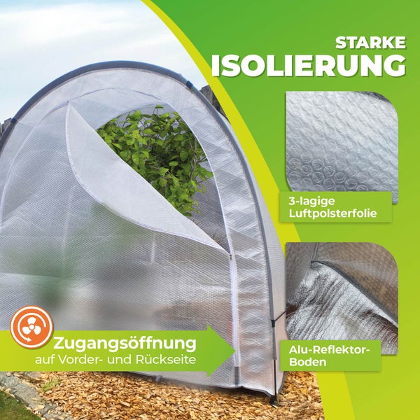 Überwinterungszelt Arctic ThermoPLUS für Pflanzen L 186 x B 84 x H 175 cm