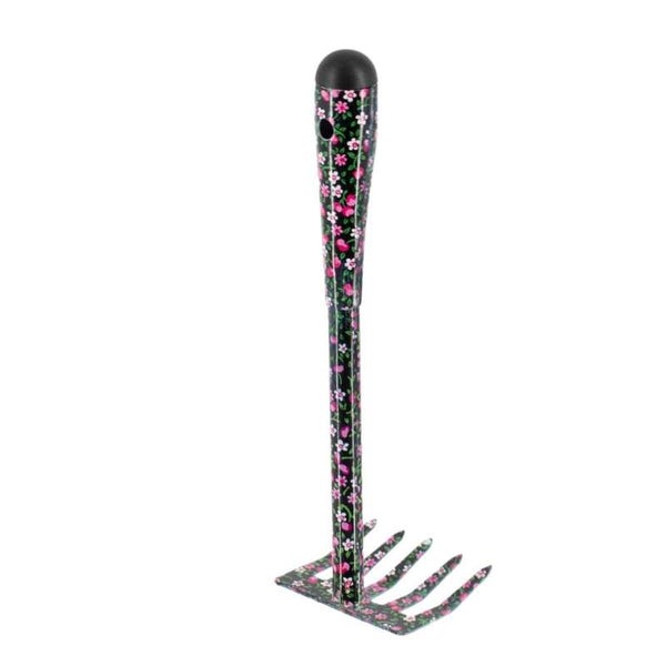 Handrechen mit Blumenmotiv
