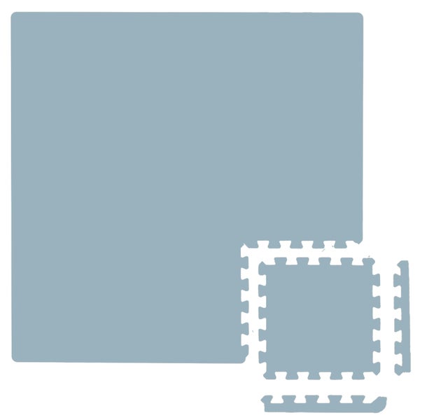 Quadratische Bodenmatte mit Puzzleverbindung