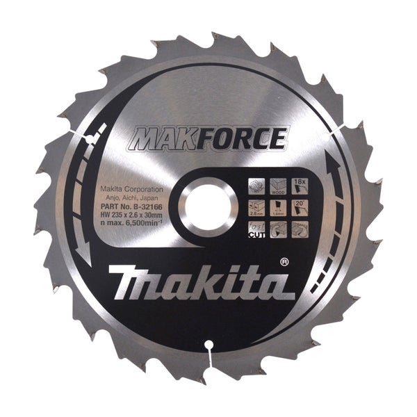 Makita MAKFORCE Sägeblatt 235x30x18Z - B-32166