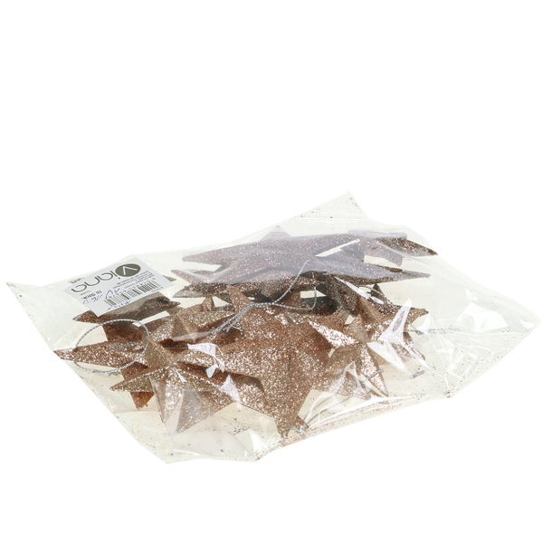 Packung mit Deko-Sternen aus Kunststoff