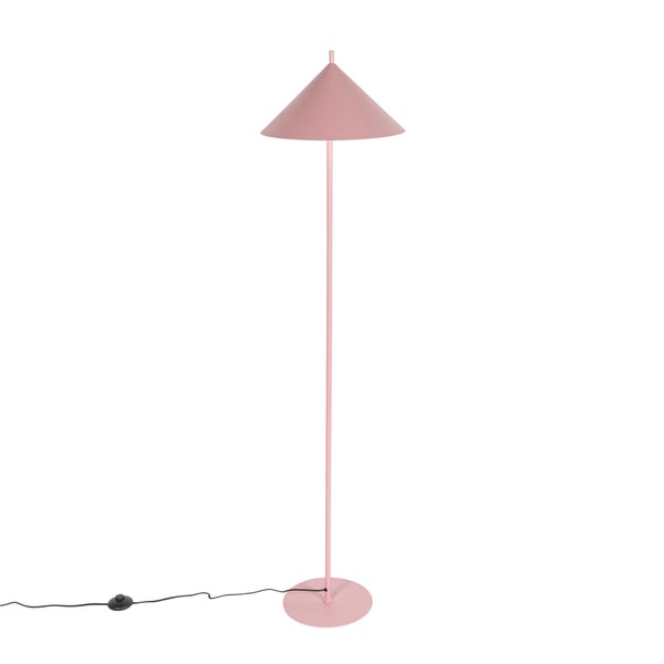 Stehleuchte mit kegelförmigem Lampenschirm