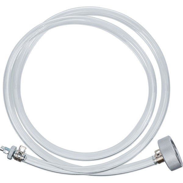 Transparenter Schlauch mit Anschlussstutzen