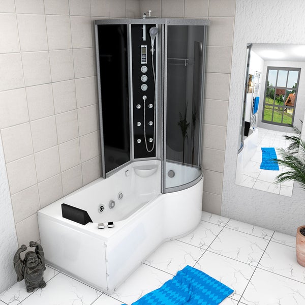Whirlpool Wanne Duschkabine sw K50-L33-WP-EC 170x1