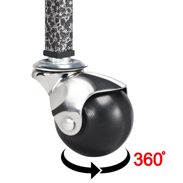 Drehbares Möbelrad mit 360-Grad-Drehfunktion