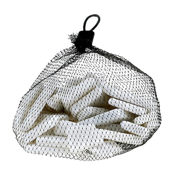 Netzbeutel mit Wasseraufbereitungsprodukt für Teiche