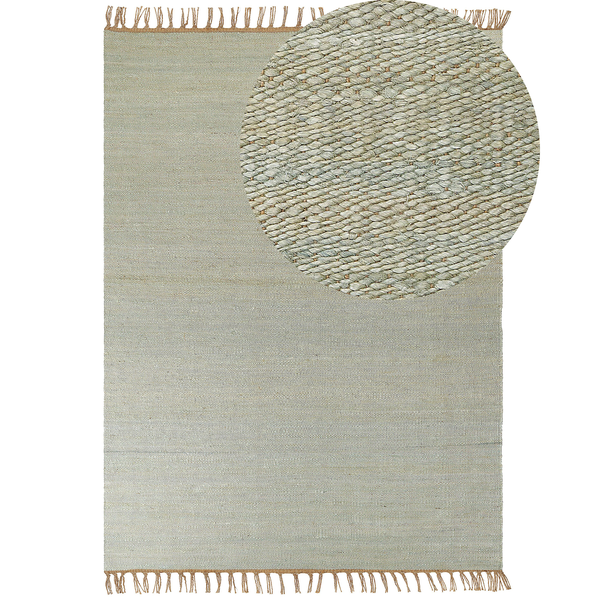Teppich LUNIA 160 x 230 cm Jute Hellgrün