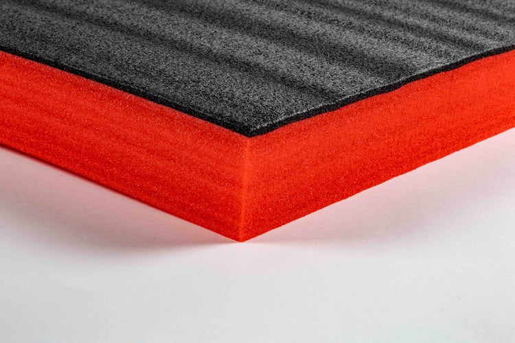 TYGR-Multilayer Schaumstoff rot 1000x600x70 |DIY-Werkzeugeinlage für Werkzeug, Kamera & Co