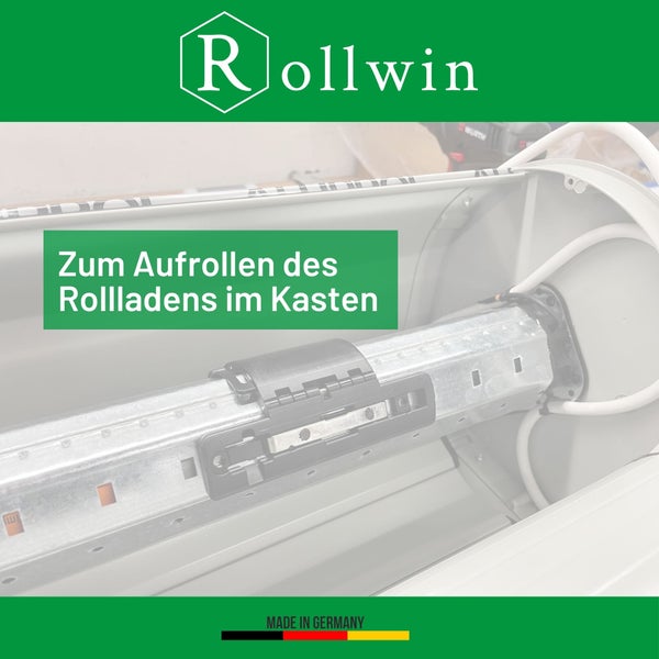 Rollwin Rolladenwelle SW60 - 1,6 m Stahlwelle 60 Ø beliebig kürzbar Rolladenhalterung Rolladen Stange Stahl verzinkt Achtkantstahlwelle Rollladen Welle Achtkantwelle 60mm Maxi 0,6mm Wandstärke