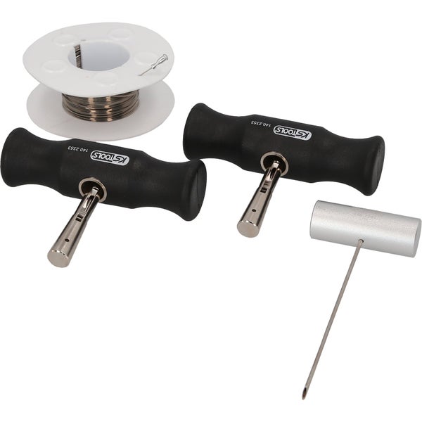 KS Tools Glühkerzen-Ausdrehwerkzeug-Satz mit Zentrierhilfe