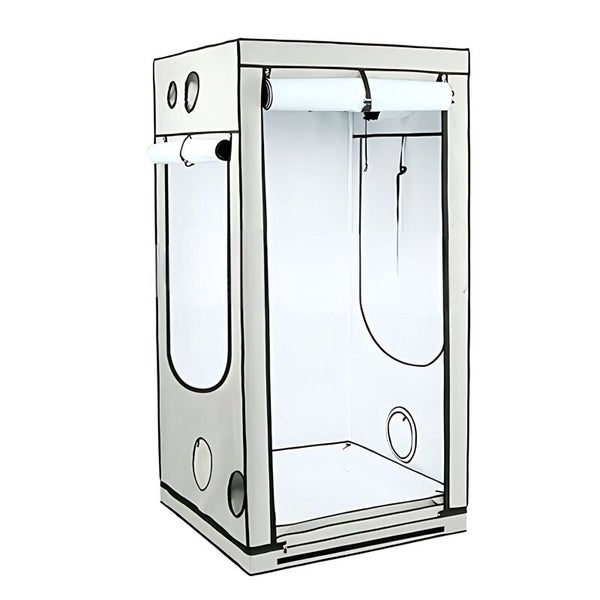 Premium Homebox Ambient Q100+ Growbox – 100x100x220 cm, Lichtdichtes Zelt mit hochwertiger Reflektionsbeschichtung & robustem Stecksystem für optimale Indoor Pflanzenzucht