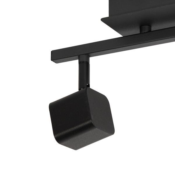 Schwarzer LED-Deckenspot zur Innenbeleuchtung