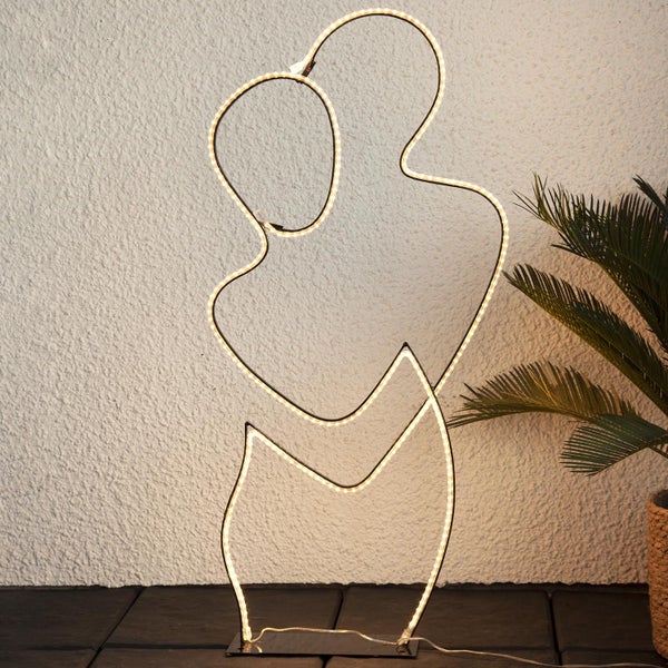 Dekorative LED Leuchte in Form eines Paares