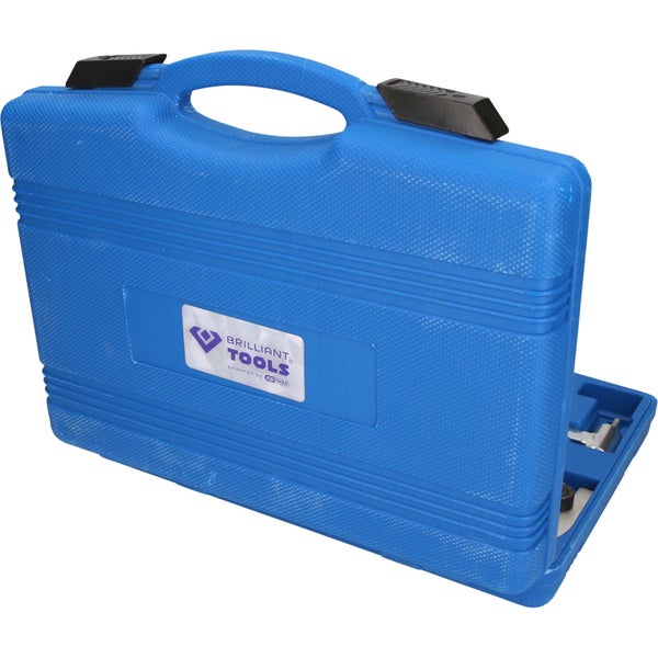 Werkzeugkoffer aus Kunststoff, blau