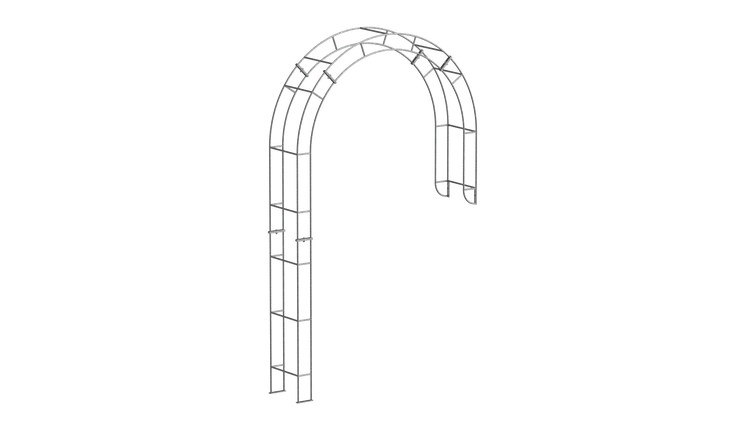 Wandrosenbogen ELEO Cremona 140x34x230 cm Metall feuerverzinkt