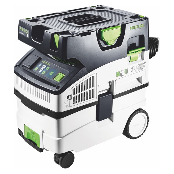Festool CTM MIDI I CLEANTEC Absaugmobil 15 l Staubkl. M + 1x Nassfilter + 5x Filtersack + Reinigungsset RS-ST D 27/36-Plus im Systainer