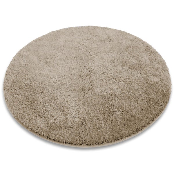 Runder Teppich aus synthetischem Material