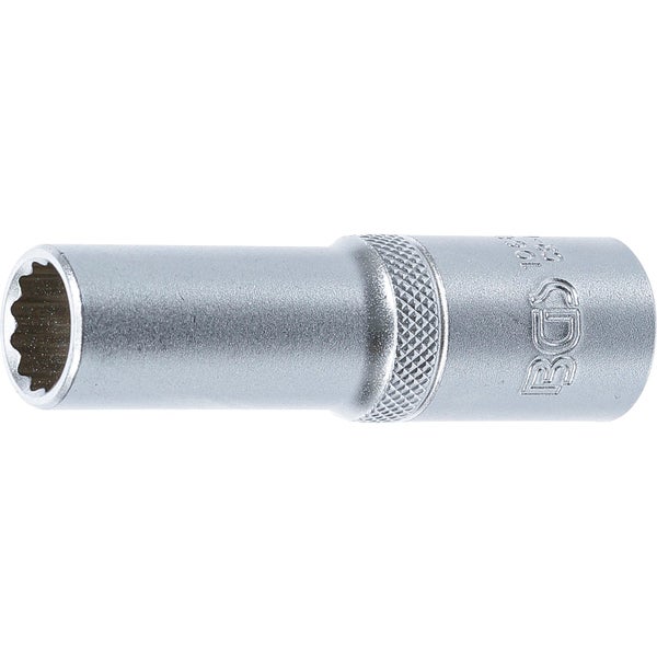 BGS Steckschlüssel-Einsatz Zwölfkant tief Antrieb Innenvierkant 12,5 mm (1/2) SW 13 mm - 10681