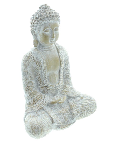 FRANK FLECHTWAREN | Buddha Ruhe, POLYRESIN, 22,5 x 6 x 21,5 cm