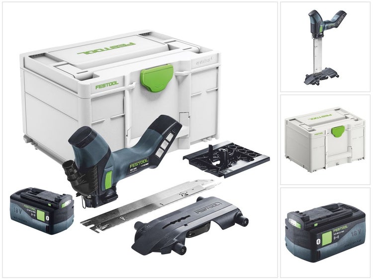 Festool ISC 240 EB-Basic Akku Dämmstoffsäge 18 V 240 mm + 1x Akku 5,0 Ah + Systainer - ohne Ladegerät