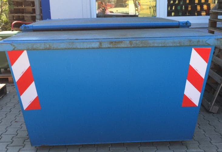 Container Warnmarkierung RA2/C Typ Orafol 5951 selbstklebend 80 Streifen (40 x links-, 40 x rechtsweisend)