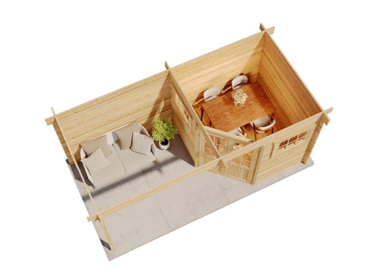 Fliese in Holzoptik