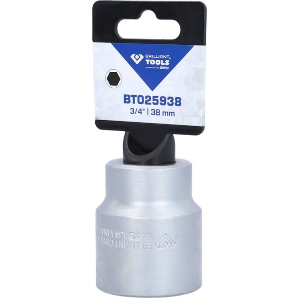 BRILLIANT TOOLS 3/4 Sechskant-Stecknuss 38 mm - BT025938