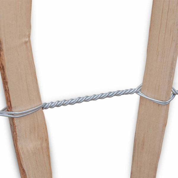 Staketenzaun Haselnuss Höhe 90 cm, Länge 5 Meter, Lattenabstand 7-9 cm