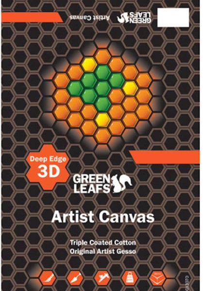 Gemälde Leinwand Grüne Blätter 40x60 (3D)