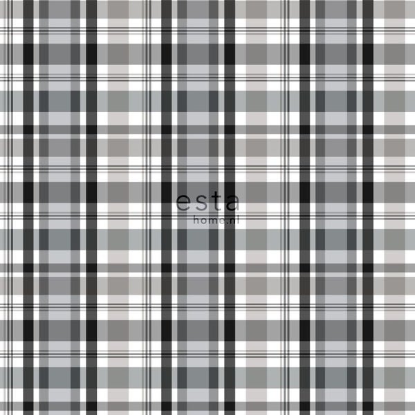 Grau kariertes Tapetenmuster