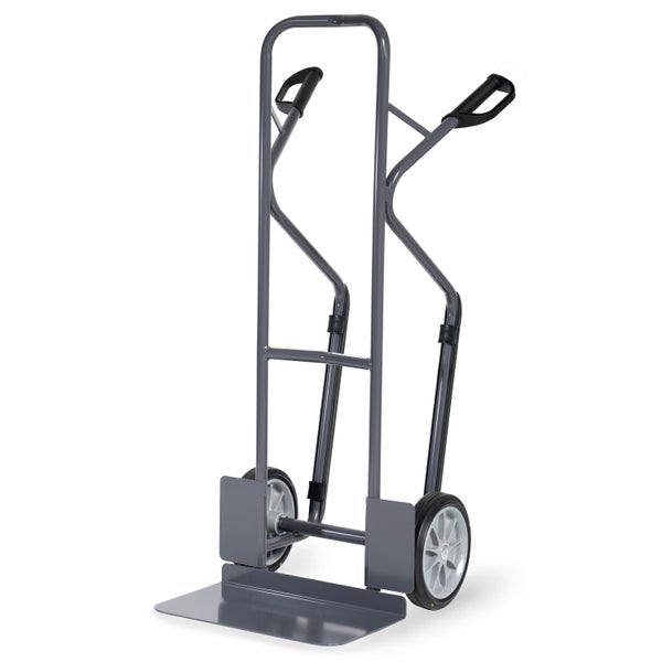 Sackkarre aus Metall mit zwei Rädern und Handgriffen