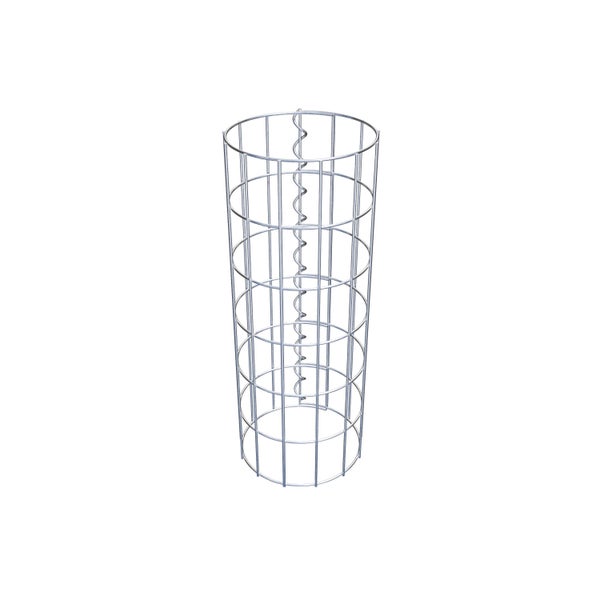 Gabionensäule Durchmesser 22 cm, MW 5 x 10 cm rund - Höhe: 0,60 m