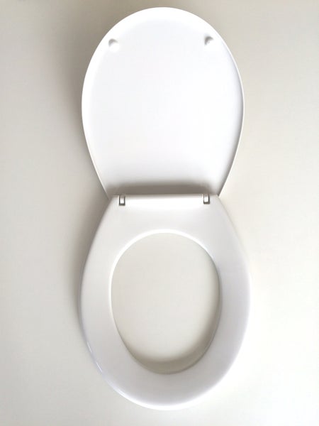 Klassischer WC Sitz Bernina weiss, Duroplast, passend auf alle Standard WC's