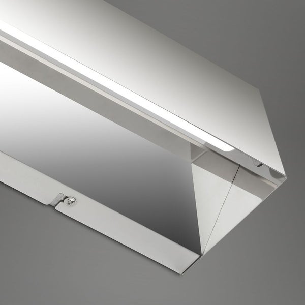 LED Bad Wandleuchte, chrom, IP44, LED-Modul, 8 Watt