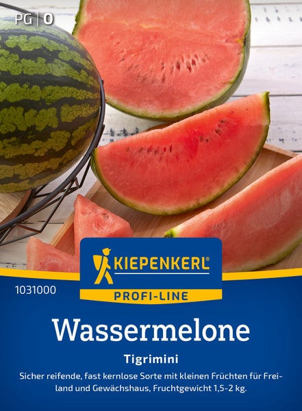 Kiepenkerl Saatgut Wassermelone Tigrimini fuer Freiland und Gewaechshaus