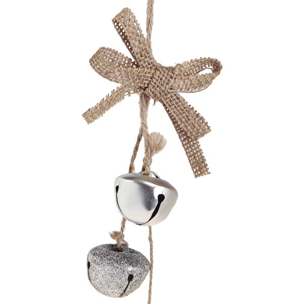 Dekorative Glocken zum Aufhängen mit Schleife