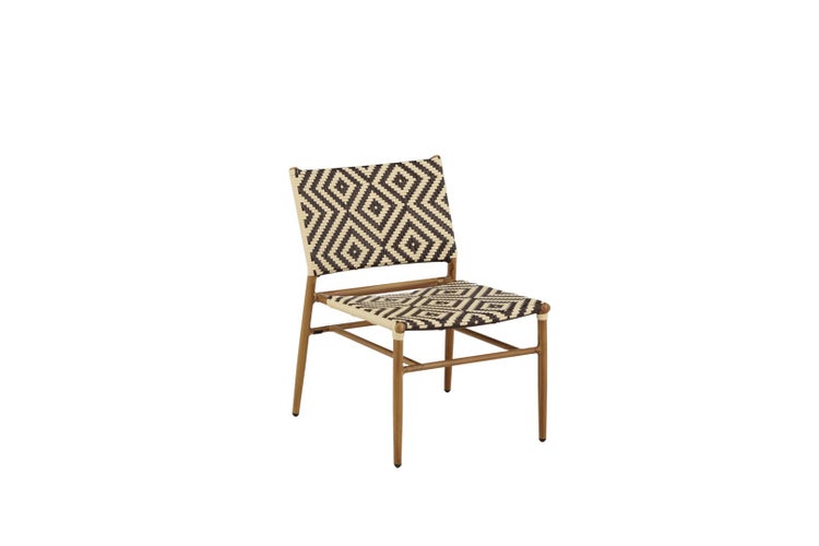 Calapan Sessel stapelbar braun. 57 X 69 X 77 cm