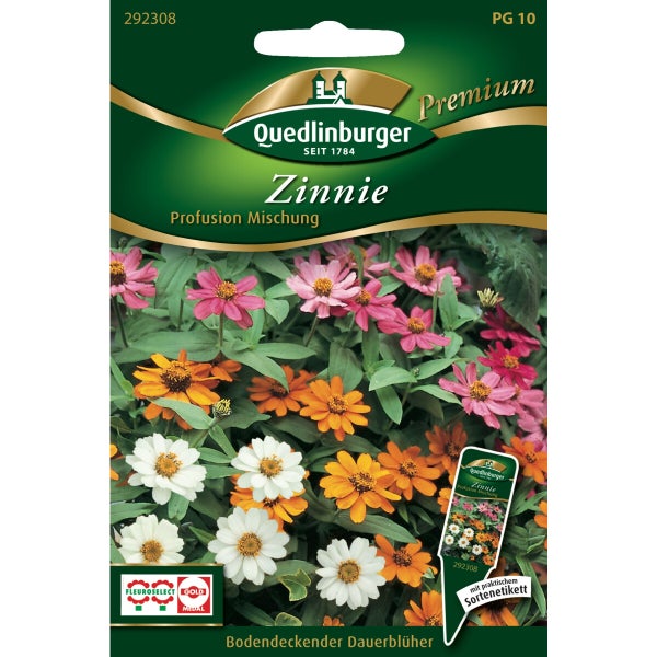 Zinnien Profusion Mix Samen von Quedlinburger SAATGUT